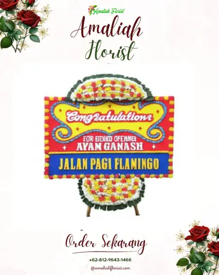 Sewa Papan Bunga Rumah Duka Thiong Ting Solo